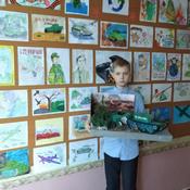 Михалев Захар, учащийся 6-го класса, призер муниципального конкурса «Музей на столе».